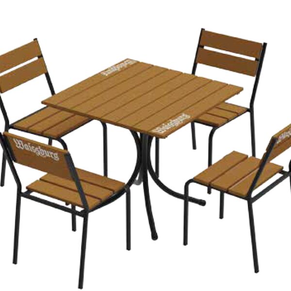 Tables and chairs