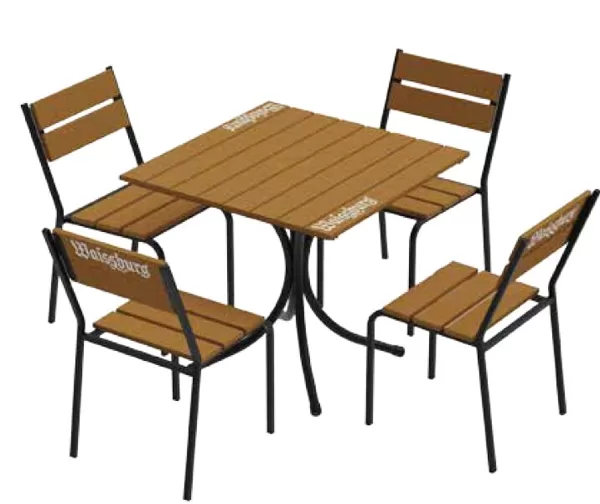 Tables and chairs