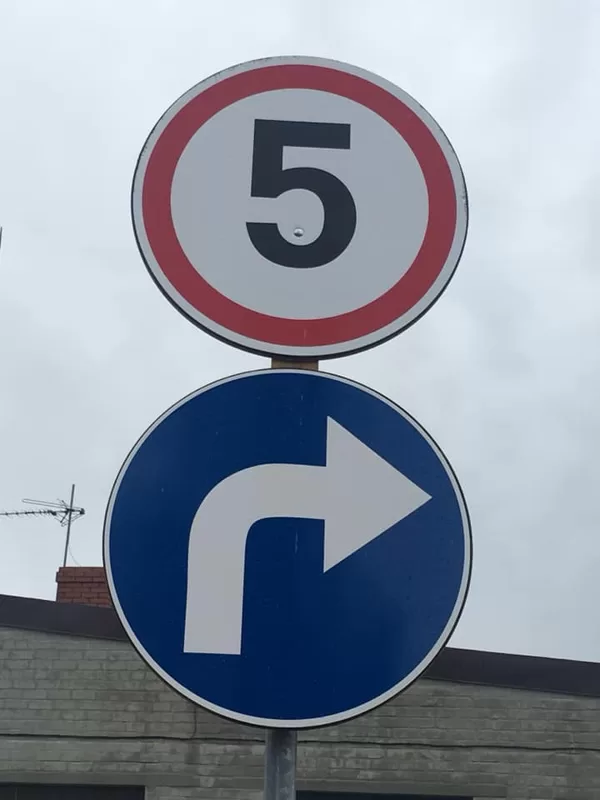 Road signs, house names and other signs